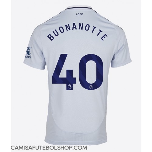 Camisa de time de futebol Leicester City Facundo Buonanotte #40 Replicas 3º Equipamento 2024-25 Manga Curta